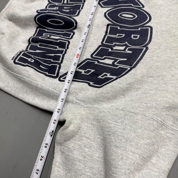 Vintage North Carolina UNC Tar Heels Grey 90s Reverse Weave Sweatshirt Size Larg - Picture 6 of 7